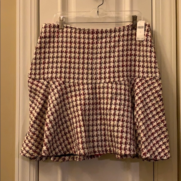 Anthropologie Bobbie Plaid Flounced Mini Skirt - Picture 3 of 8